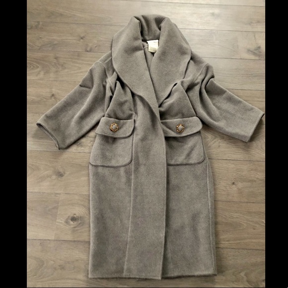 Chanel vintage alpaca/wool long duster coat ♡ - Picture 2 of 8